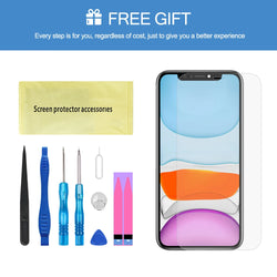 JK High quality For iPhone 11 LCD Display Touch Screen Digitizer Replacement Assembly Phone Parts With Tools