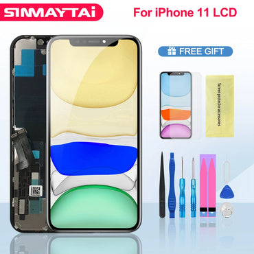 JK High quality For iPhone 11 LCD Display Touch Screen Digitizer Replacement Assembly Phone Parts With Tools