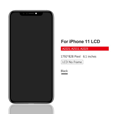 JK High quality For iPhone 11 LCD Display Touch Screen Digitizer Replacement Assembly Phone Parts With Tools