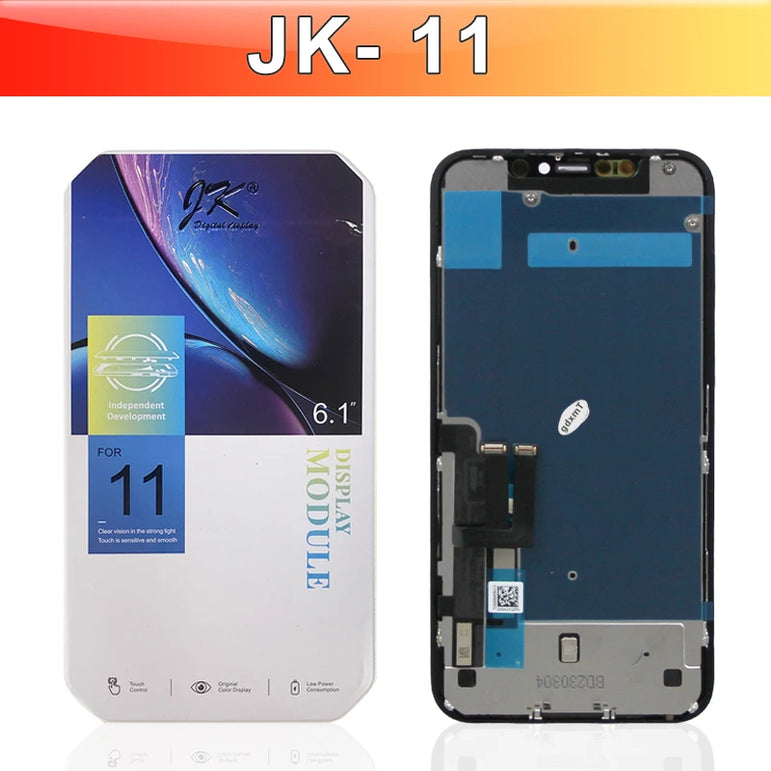 JK High quality For iPhone 11 LCD Display Touch Screen Digitizer Replacement Assembly Phone Parts With Tools
