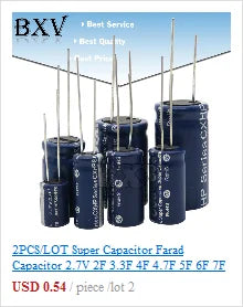 10PCS 275VAC Capacitor X2 Series 0.01UF ~ 2.2UF Polypropylene Film Capacitor New 10nf 100nf 150nf 200nf 680nf 470nf 1UF