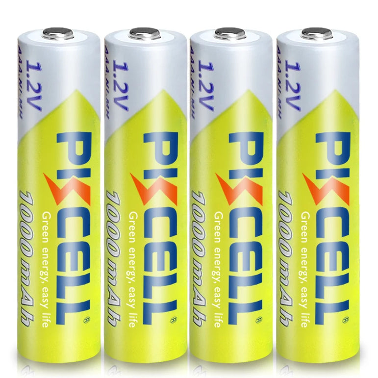 16pcs/Lot PKCELL AAA 1.2V 1000mAh Rechargeable Batteries Ni-mh 3A 1000circle times flashlight toys remote control  lamp battery