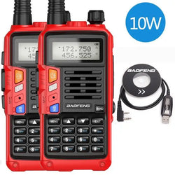 1/2PCS BaoFeng UV-S9 PLUS Waterproof Walkie Talkie 10W Powerful CB Radio Long Range Portable Two Way Radio for hunting travel