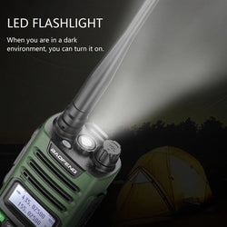 2PCS BAOFENG UV13 Pro V2 10W Waterproof Walkie Talkie UHF/VHF Dual Band UV13PRO with Typ-C Cable Upgrade of UV-10R Two Way Radio