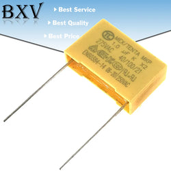 10PCS 275VAC Capacitor X2 Series 0.01UF ~ 2.2UF Polypropylene Film Capacitor New 10nf 100nf 150nf 200nf 680nf 470nf 1UF