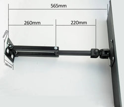 DL-123L-KYM3 Keyboard Tray mounted on wall 600x185mm for standing Working Keyboard Holder long arm