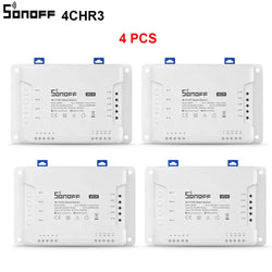 1/5 PCS Itead SONOFF 4CHR3/ PROR3 Wifi Smart Switch Module Wifi Smart Switch 433 Mhz RF Remote Control Switch Wifi 4 Gang Switch