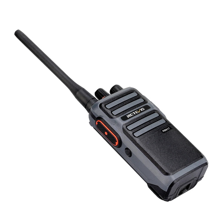 RETEVIS Walkie Talkie PMR RB617 Two-way Radio ht Communicator RB17 PTT Walkie-Talkies 2 pcs 4400mAh for Hunting Hotel Restaurant