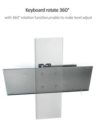 DL-123L-KYM3 Keyboard Tray mounted on wall 600x185mm for standing Working Keyboard Holder long arm