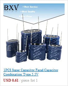 10PCS 275VAC Capacitor X2 Series 0.01UF ~ 2.2UF Polypropylene Film Capacitor New 10nf 100nf 150nf 200nf 680nf 470nf 1UF