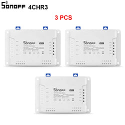 1/5 PCS Itead SONOFF 4CHR3/ PROR3 Wifi Smart Switch Module Wifi Smart Switch 433 Mhz RF Remote Control Switch Wifi 4 Gang Switch