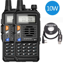 1/2PCS BaoFeng UV-S9 PLUS Waterproof Walkie Talkie 10W Powerful CB Radio Long Range Portable Two Way Radio for hunting travel