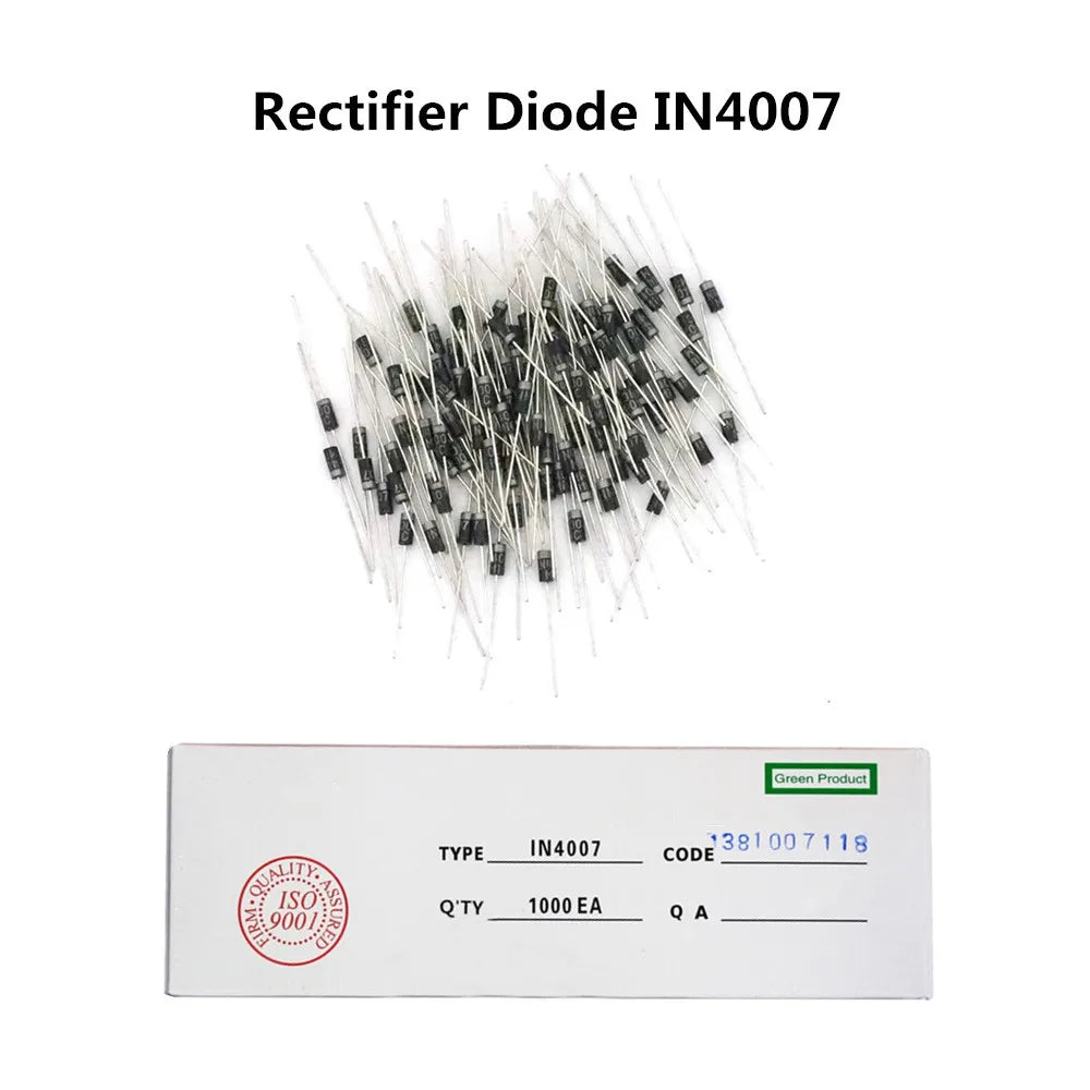 1000PCS/Lot 1N4007 4007 1A 1000V DO-41 High Quality Rectifier Diode IN4007 1n4007