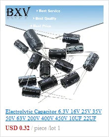 10PCS 275VAC Capacitor X2 Series 0.01UF ~ 2.2UF Polypropylene Film Capacitor New 10nf 100nf 150nf 200nf 680nf 470nf 1UF