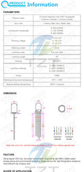 TZT 10pcs Multicolor 4pin 5mm RGB Led Diode Light Lamp Tricolor Round Common Anode LED F5 Light Emitting Diode Red Green Blue