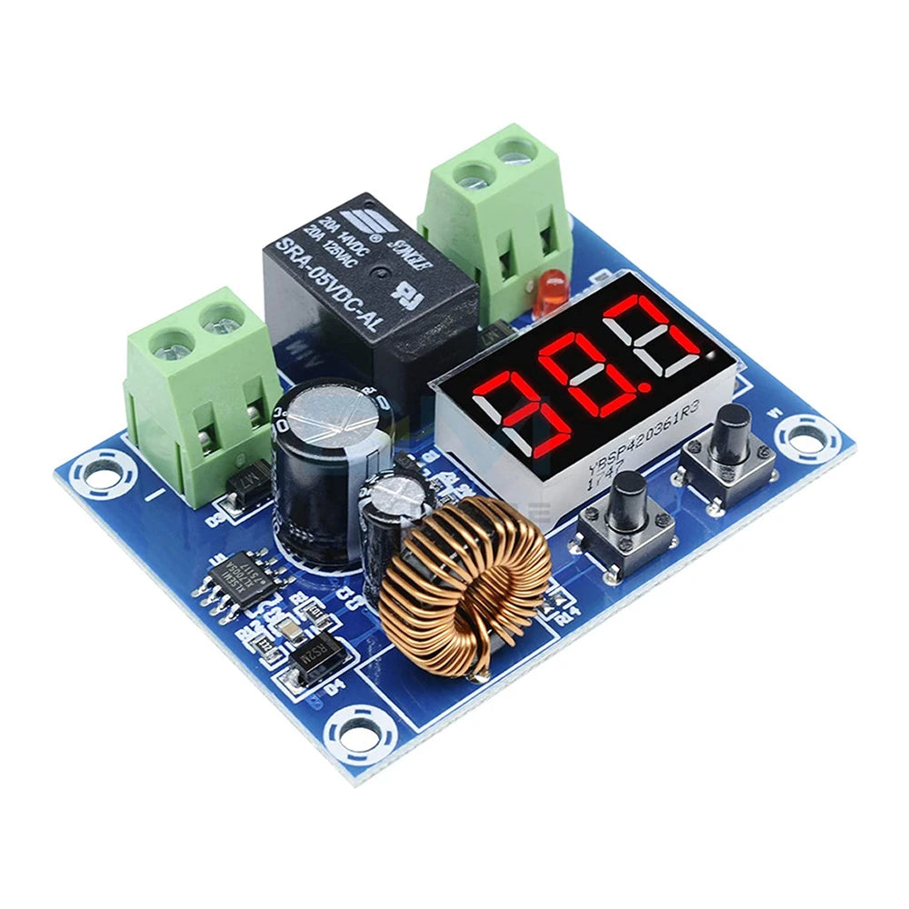 XH-M609 Low Voltage Disconnect Switch Cut Off 12V 24V 36V Digital LED Display Over-Discharge Protect for 12-36V Lithium Battery