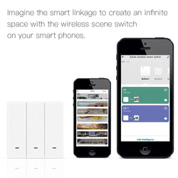 MOES Tuya ZigBee Wireless 9 Scene Switch Push Button Battery Powered Transmitter Smart Life App Automation 1/2/3 Gang