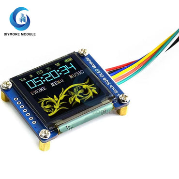 1.5 inch RGB OLED Display Module 128*128 6-bit 65K Full Color Screen SPI Interface Embedded For Arduino For Raspberry Pi/STM32