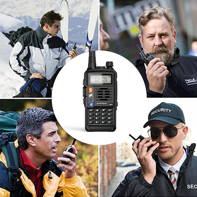 1/2PCS BaoFeng UV-S9 PLUS Waterproof Walkie Talkie 10W Powerful CB Radio Long Range Portable Two Way Radio for hunting travel