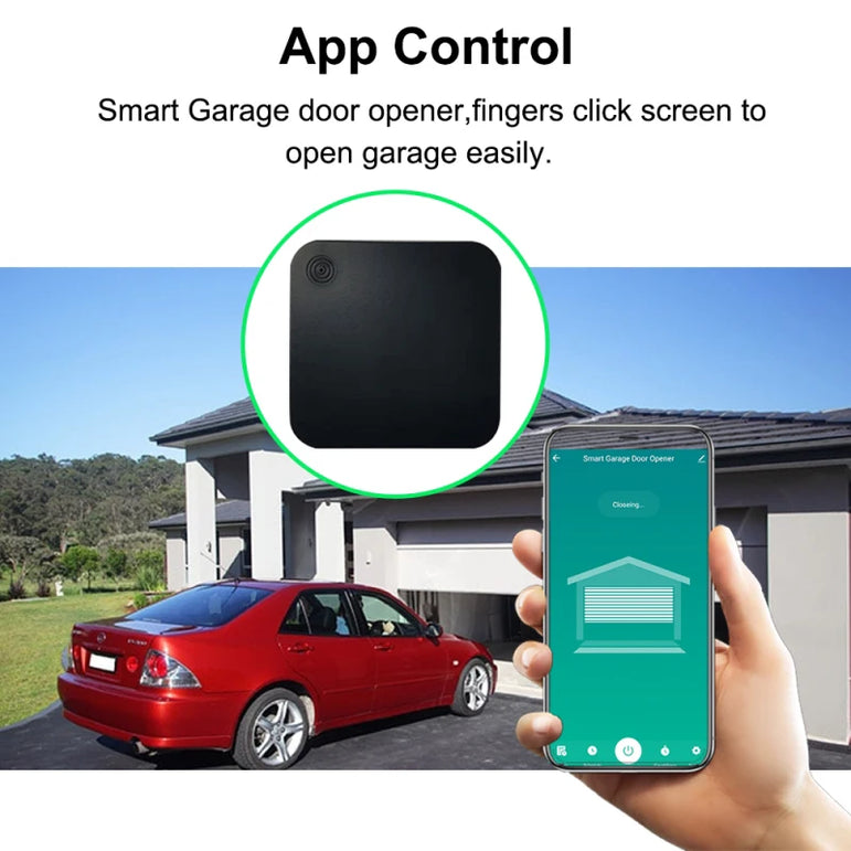 Tuya Smart life Garage Door Opener Wifi Switch ewelink APP Control Audio Password Control Real Time Monitor Work With Alexa Siri