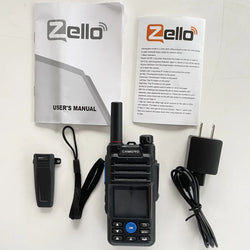 Earphones Desktop Charger 4G Gps Zello Walkie Talkie Long Range Mobile Ham POC Radio Amateur Android Walkie Talkie 50km 100 km