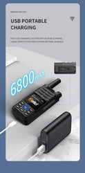 Earphones Desktop Charger 4G Gps Zello Walkie Talkie Long Range Mobile Ham POC Radio Amateur Android Walkie Talkie 50km 100 km