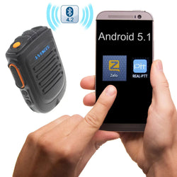 Wireless PTT Bluetooth Handsfree Speaker B01 Microphone for POC Android Network Radio Walkie Talkie Phone Work With Zello PTT