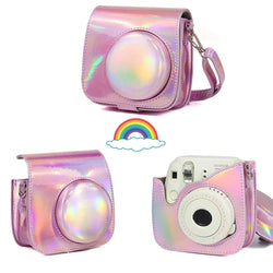 Fujifilm Instax Mini Camera Case Bag PU Leather Cover with Shoulder Strap For Instax Mini 9 Mini 8 Mini 11 Instant Film Cameras
