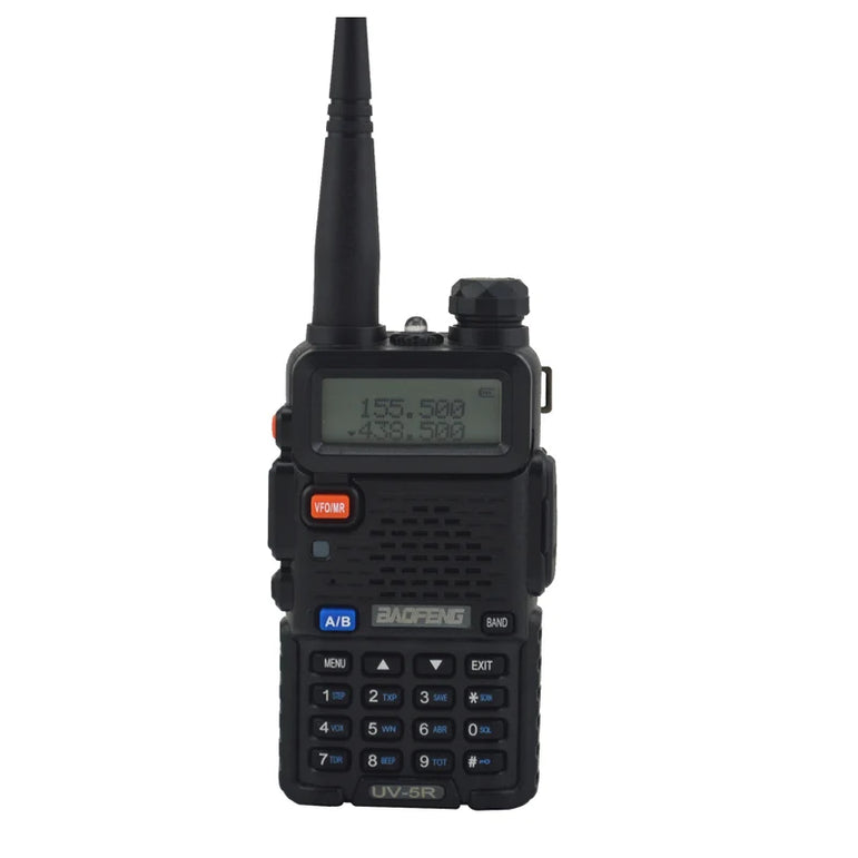 Baofeng Walkie Talkie UV-5R Dualband Two Way Radio VHF/UHF 136-174MHz & 400-520MHz FM Portable Transceiver with Earpiece