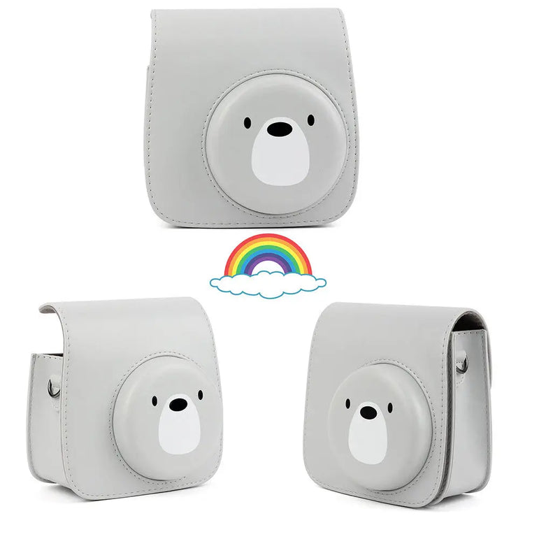 Fujifilm Instax Mini Camera Case Bag PU Leather Cover with Shoulder Strap For Instax Mini 9 Mini 8 Mini 11 Instant Film Cameras