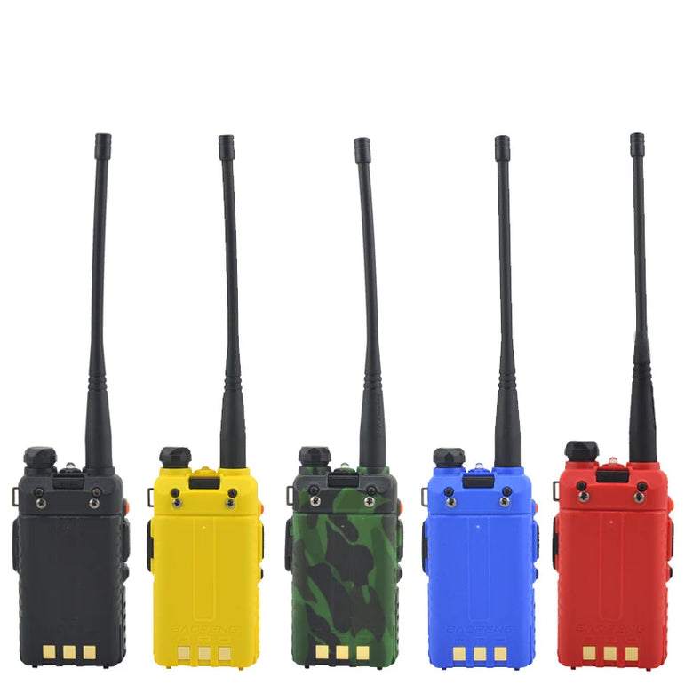 Baofeng Walkie Talkie UV-5R Dualband Two Way Radio VHF/UHF 136-174MHz & 400-520MHz FM Portable Transceiver with Earpiece