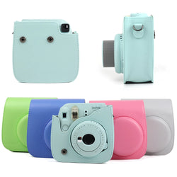 Fujifilm Instax Mini Camera Case Bag PU Leather Cover with Shoulder Strap For Instax Mini 9 Mini 8 Mini 11 Instant Film Cameras