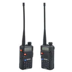 Baofeng Walkie Talkie UV-5R Dualband Two Way Radio VHF/UHF 136-174MHz & 400-520MHz FM Portable Transceiver with Earpiece
