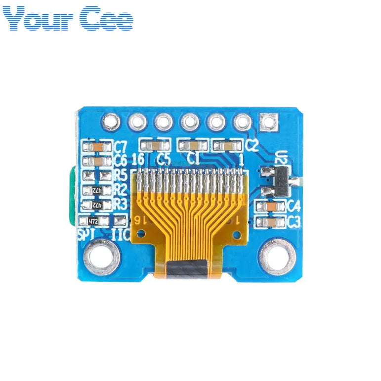 0.42” 0.42 Inch White OLED Display LCD Screen Module Full View LED 3.3V SSD1306 72X40 Serial 72*40 I2C IIC/SPI Interface
