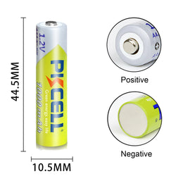 16pcs/Lot PKCELL AAA 1.2V 1000mAh Rechargeable Batteries Ni-mh 3A 1000circle times flashlight toys remote control  lamp battery