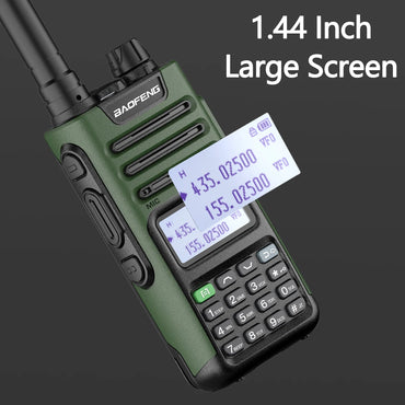 2PCS BAOFENG UV13 Pro V2 10W Waterproof Walkie Talkie UHF/VHF Dual Band UV13PRO with Typ-C Cable Upgrade of UV-10R Two Way Radio