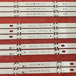 LED backlight Strip(10)For TV 60UJ654T 60UJ630Y 60UJ670V 60UJ6300 60UJ651V 60UJ6050 60UJ6309 60UJ630V 60UJ634V 60UJ63_UHD