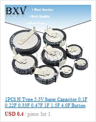 10PCS 275VAC Capacitor X2 Series 0.01UF ~ 2.2UF Polypropylene Film Capacitor New 10nf 100nf 150nf 200nf 680nf 470nf 1UF