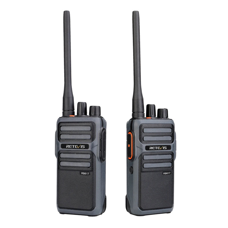 RETEVIS Walkie Talkie PMR RB617 Two-way Radio ht Communicator RB17 PTT Walkie-Talkies 2 pcs 4400mAh for Hunting Hotel Restaurant