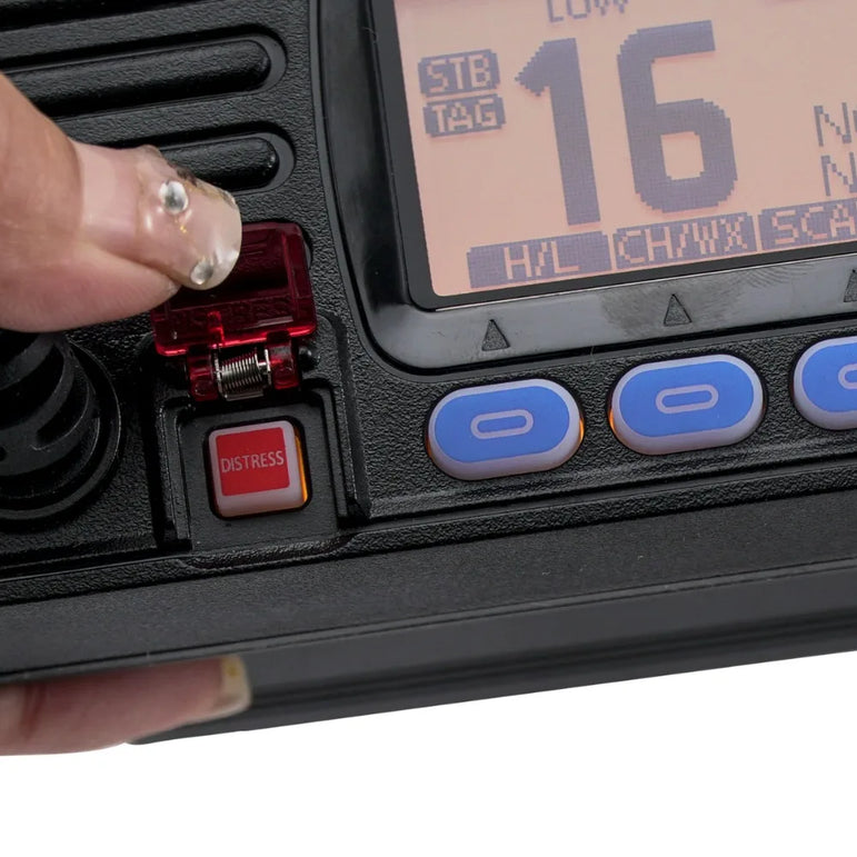 Retevis RA27 VHF Marine Radio Transceiver 25W IP67 Waterproof GPS NOAA Fixed-Mount Class D DSC Marine Transceiver (USA/INT/CAN)