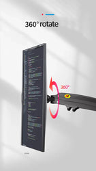 NEW NB H100 Gas Spring 22-35" LCD LED Monitor Holder Arm Full Motion Desktop Monitor TV Mount Bracket Load 2-12 kgs