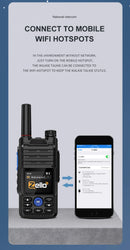 Earphones Desktop Charger 4G Gps Zello Walkie Talkie Long Range Mobile Ham POC Radio Amateur Android Walkie Talkie 50km 100 km