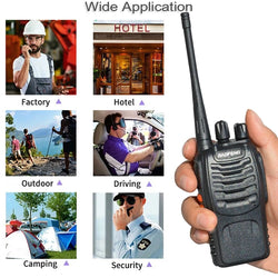 4PCS Original Baofeng BF888S Walkie Talkie 5W BF-888S 5KM UHF 400-470MHZ Transceiver Portable Two Way Radio BF 888S Intercom