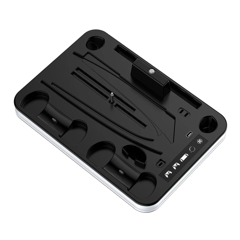 For PS5 Slim Cooling Stand PS5 cooling StationRGB Charging Base Dual Controller Charger Dock Station for PS5/PS5 Slim Accsessory