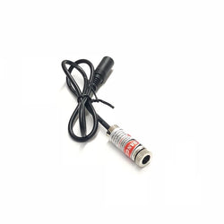 12mm red dot shaped cross shaped adjustable laser positioning lamp 650nm 5mW  DC plug 3V 5V 9V 12V