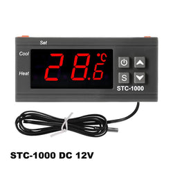 STC-1000 LED Digital Thermostat for Incubator Temperature Controller STC 1000 Thermoregulator Relay Heating Cooling 12V/24V/110V