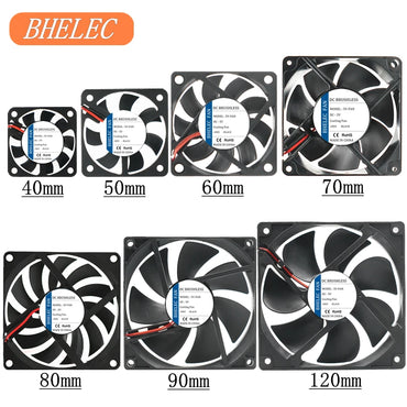 Silent USB fan 40mm 50mm 60mm 70mm 80mm 90mm 120mm cooling fans cooler With USB Cable Ventilator Fan for DIY PC Router chassis