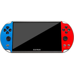 X12 Plus Handheld Game Console 7.1 inch HD Screen Handheld Portable Video Player Built-in 10,000 Classic Video Games Console