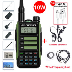 2025 Baofeng UV-16 Max IP68 Waterproof Walkie Talkie Dual Band High Power CB Radio Vhf Uhf CB Ham Radio Long Range Two Way Radio