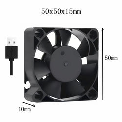 Silent USB fan 40mm 50mm 60mm 70mm 80mm 90mm 120mm cooling fans cooler With USB Cable Ventilator Fan for DIY PC Router chassis